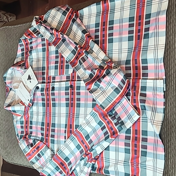 Free Style Western Boho Plaid Shirt NWT - Picture 13 of 13